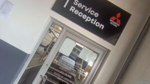 CMH Mitsubishi Service entrance