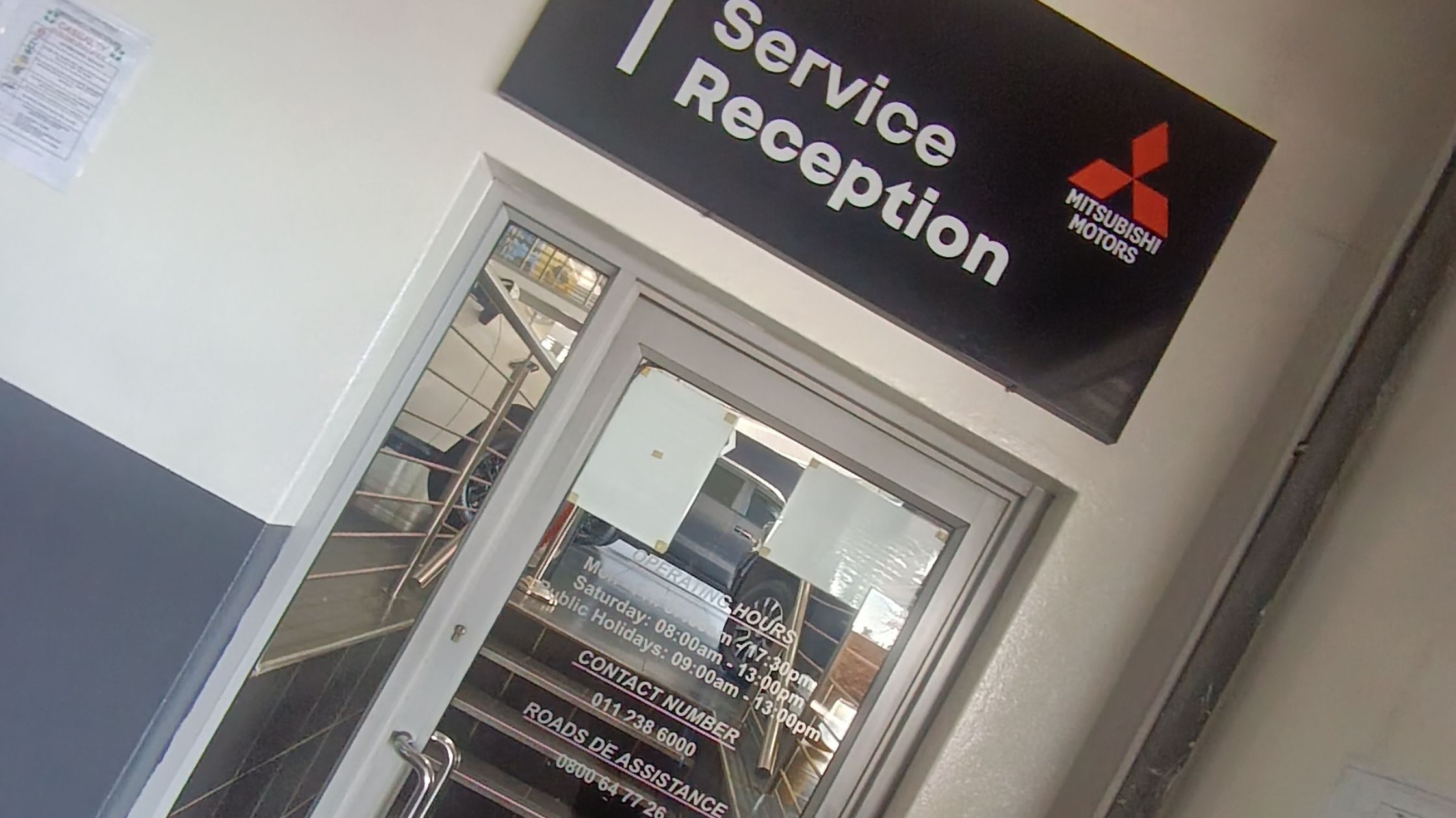 CMH Mitsubishi Service entrance